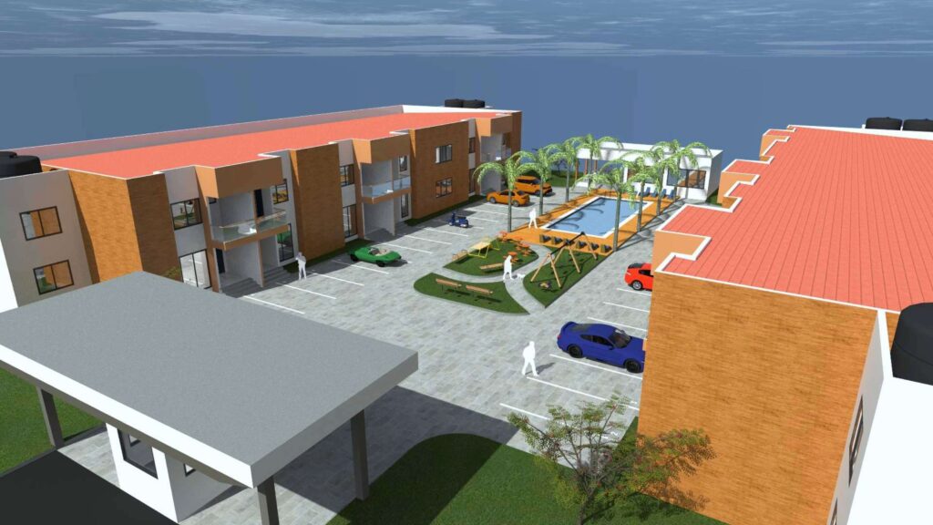 3D Rendering of Hawa's Court